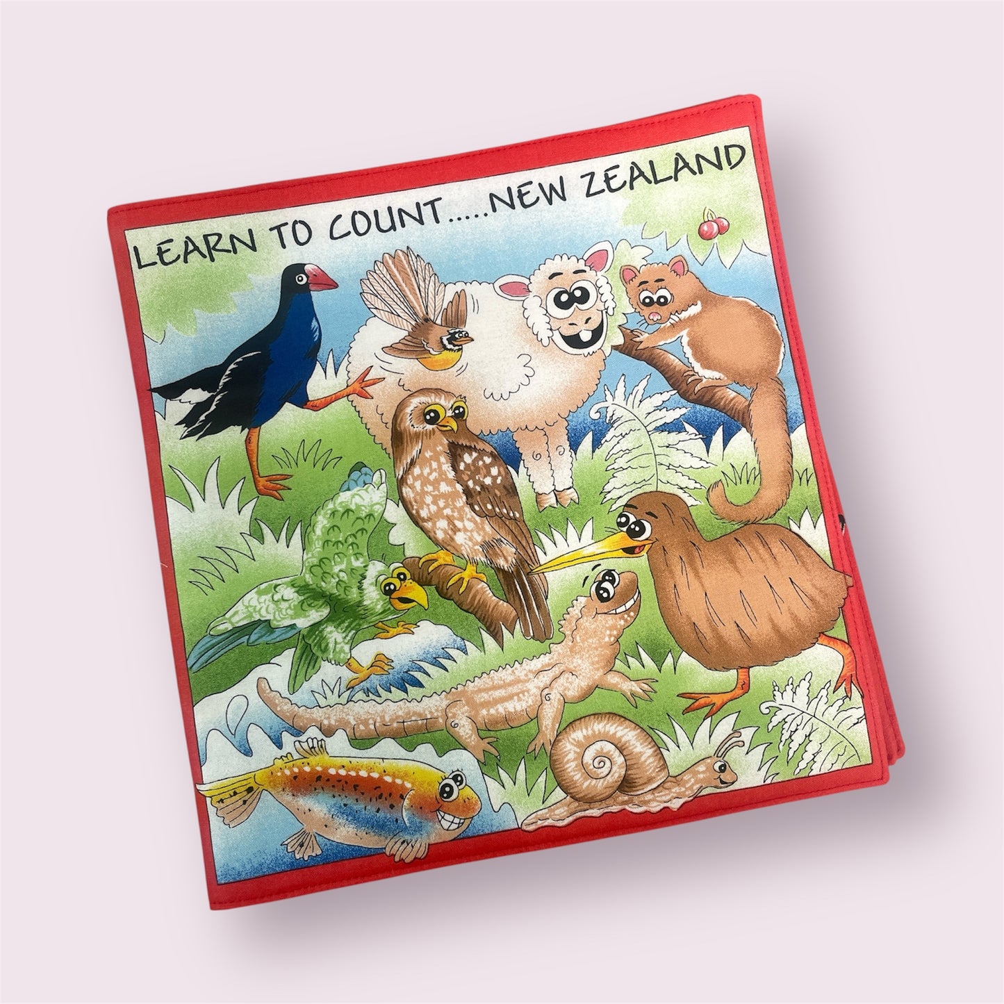 Fabric book 'Learn to Count...New Zealand' - Dorothy Smith