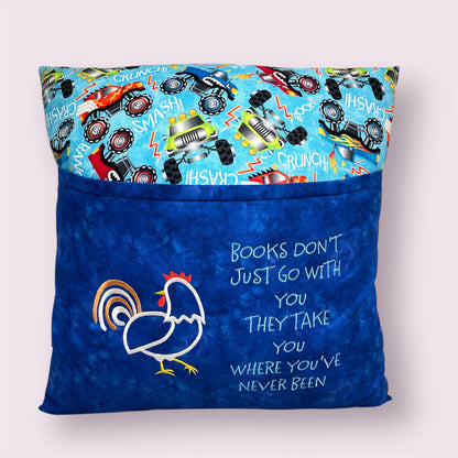 Reading cushion 'Trucks' - Dorothy Smith