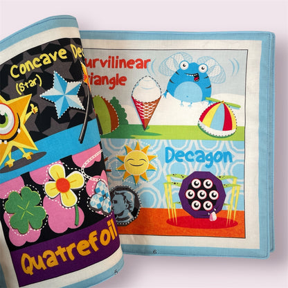 Fabric book 'Monster shapes' - Dorothy Smith