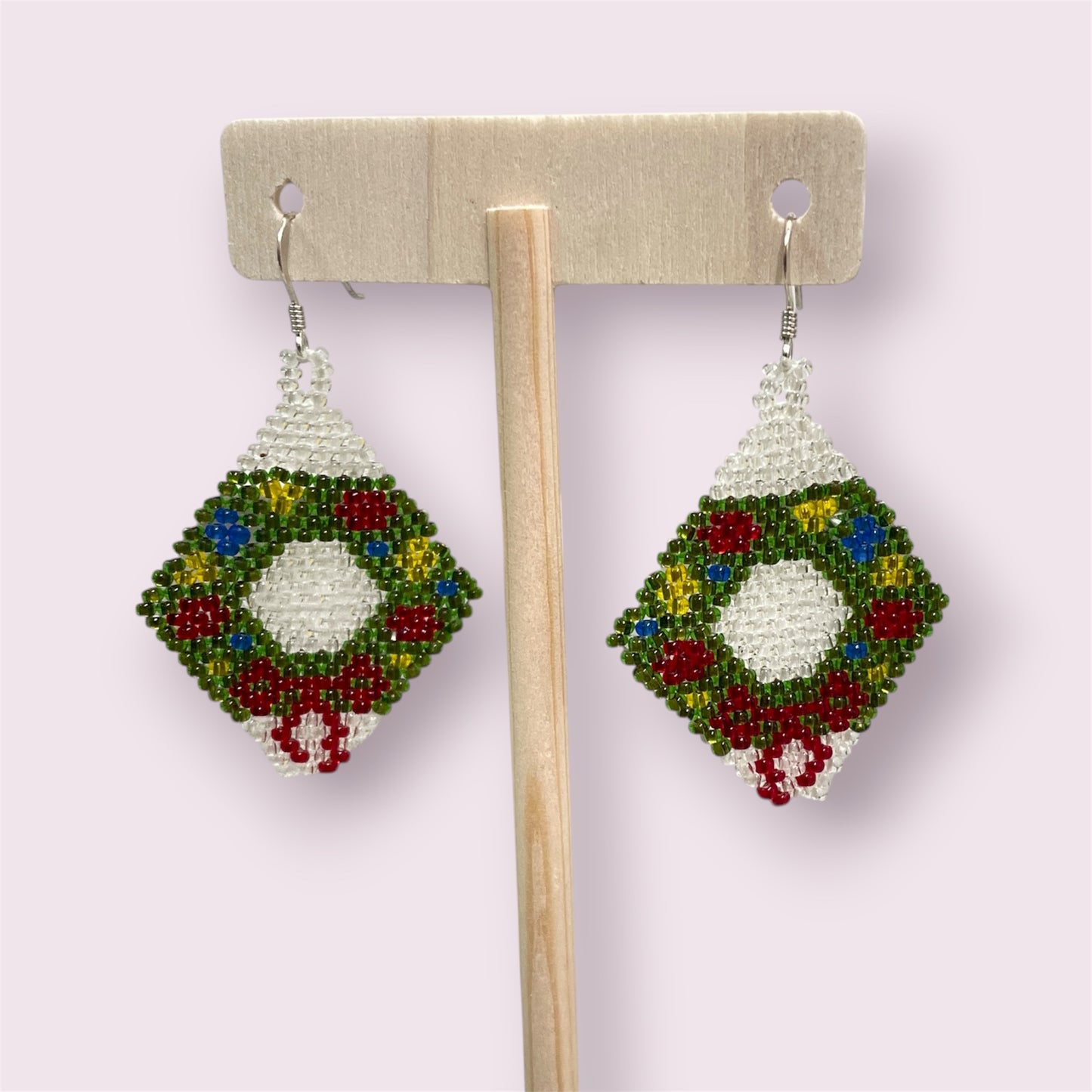 Novelty beaded earrings - June Pawley