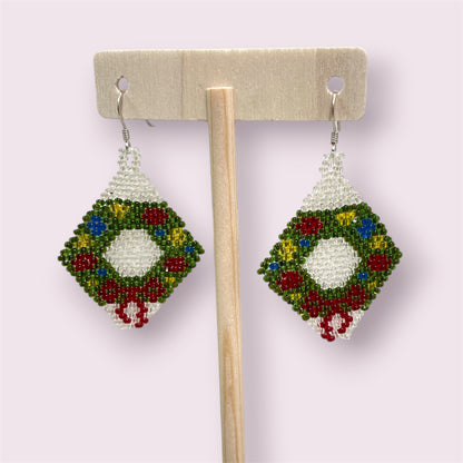 Novelty beaded earrings - June Pawley