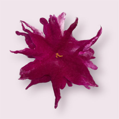 Handfelted floral brooch - Maree Liddington (assorted designs)