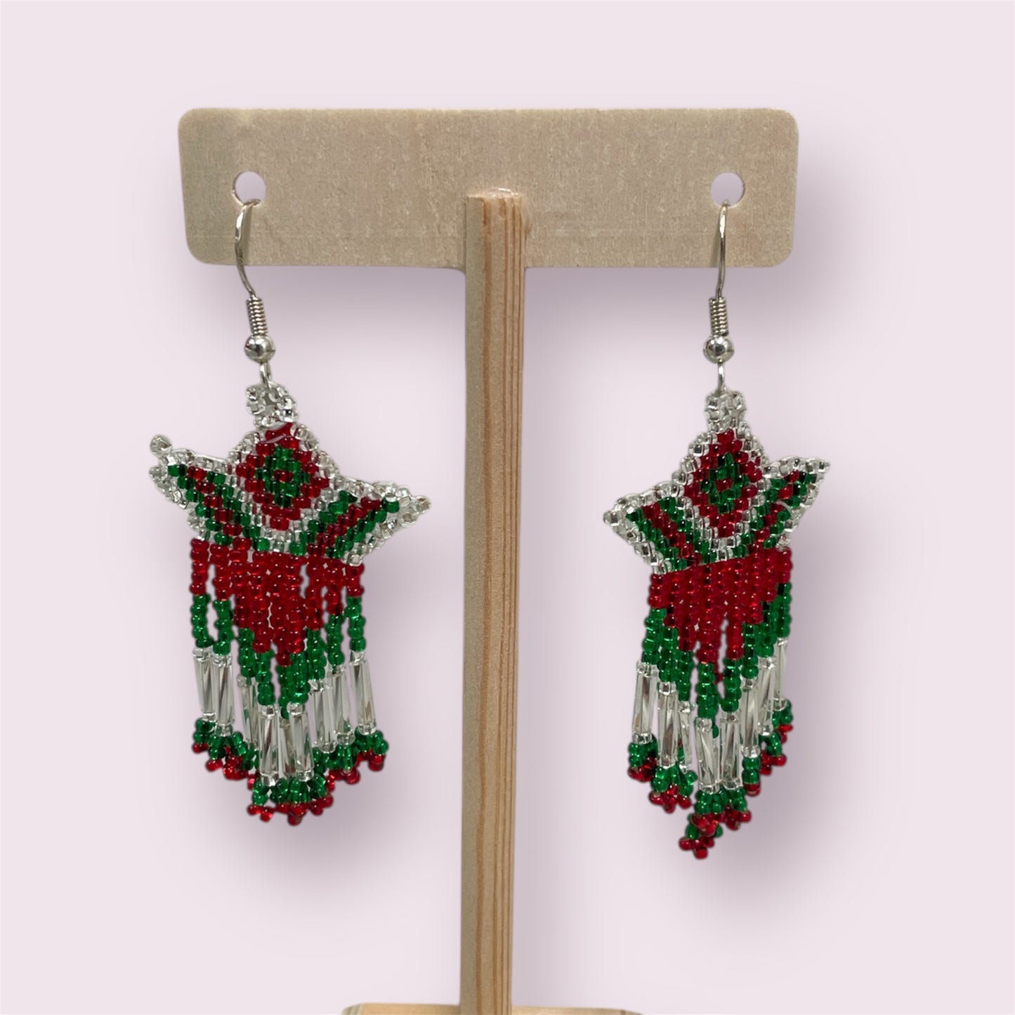 Beaded earrings - June Pawley