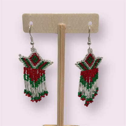 Beaded earrings - June Pawley