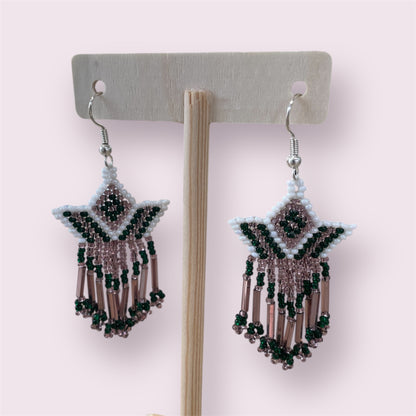 Beaded earrings - June Pawley