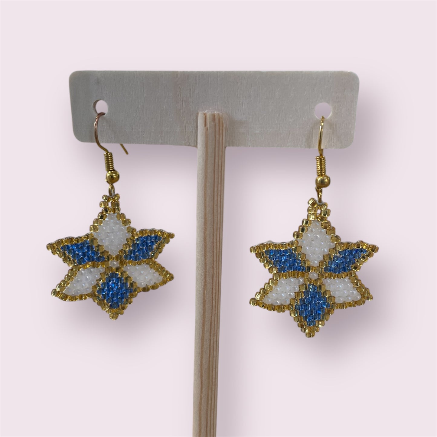 Beaded earrings - June Pawley