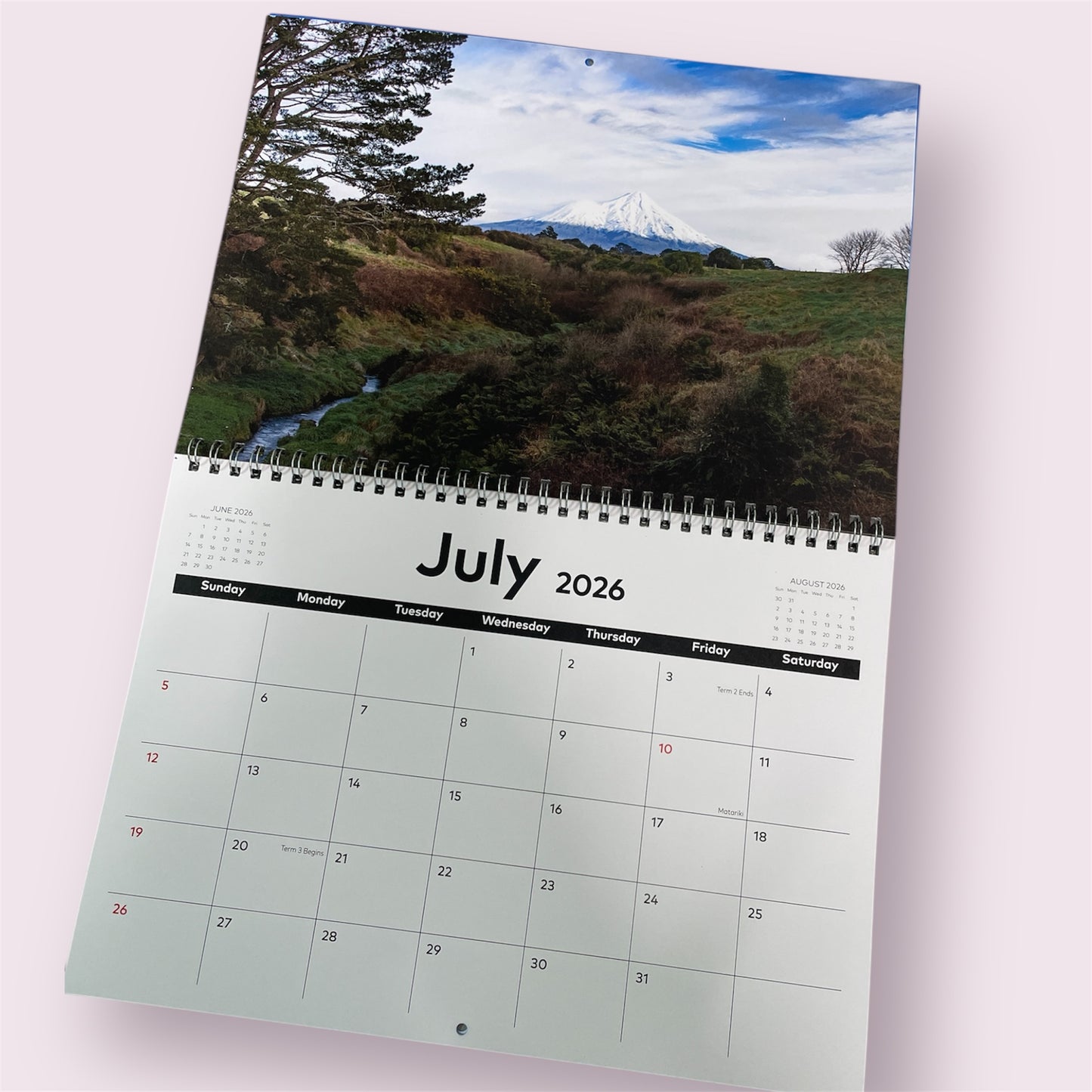 Calendar 'Mount Taranaki 2026 - Amy Taunt