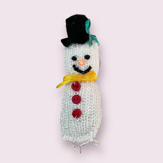 Snowman brooch - Diane Lithgow