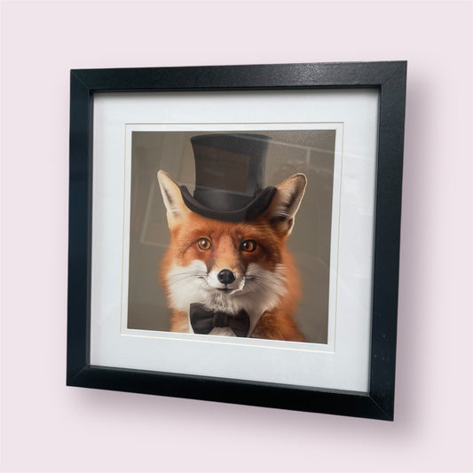 Mr Fox, framed - Margaret Irving