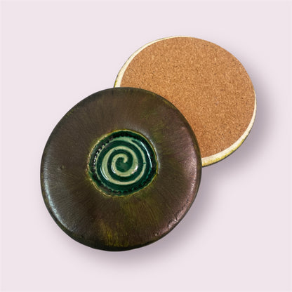 Coasters, set of 2 - LJH Pottery (multiple designs)