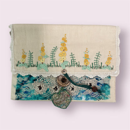 Upcycled fabric pouch - Eve Jones