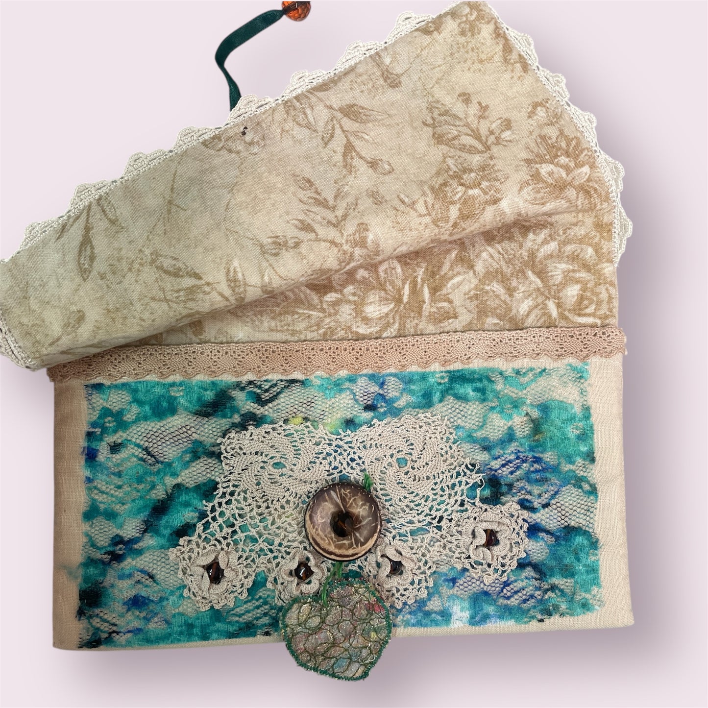 Upcycled fabric pouch - Eve Jones