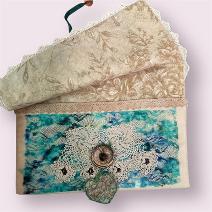 Upcycled fabric pouch - Eve Jones