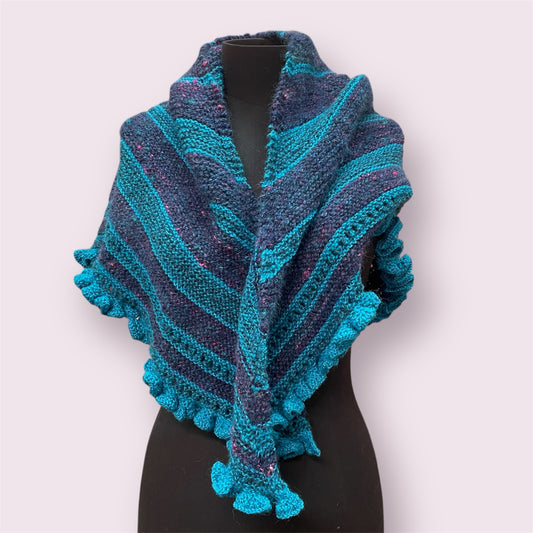 'Peacock' shawl - Maree Liddington