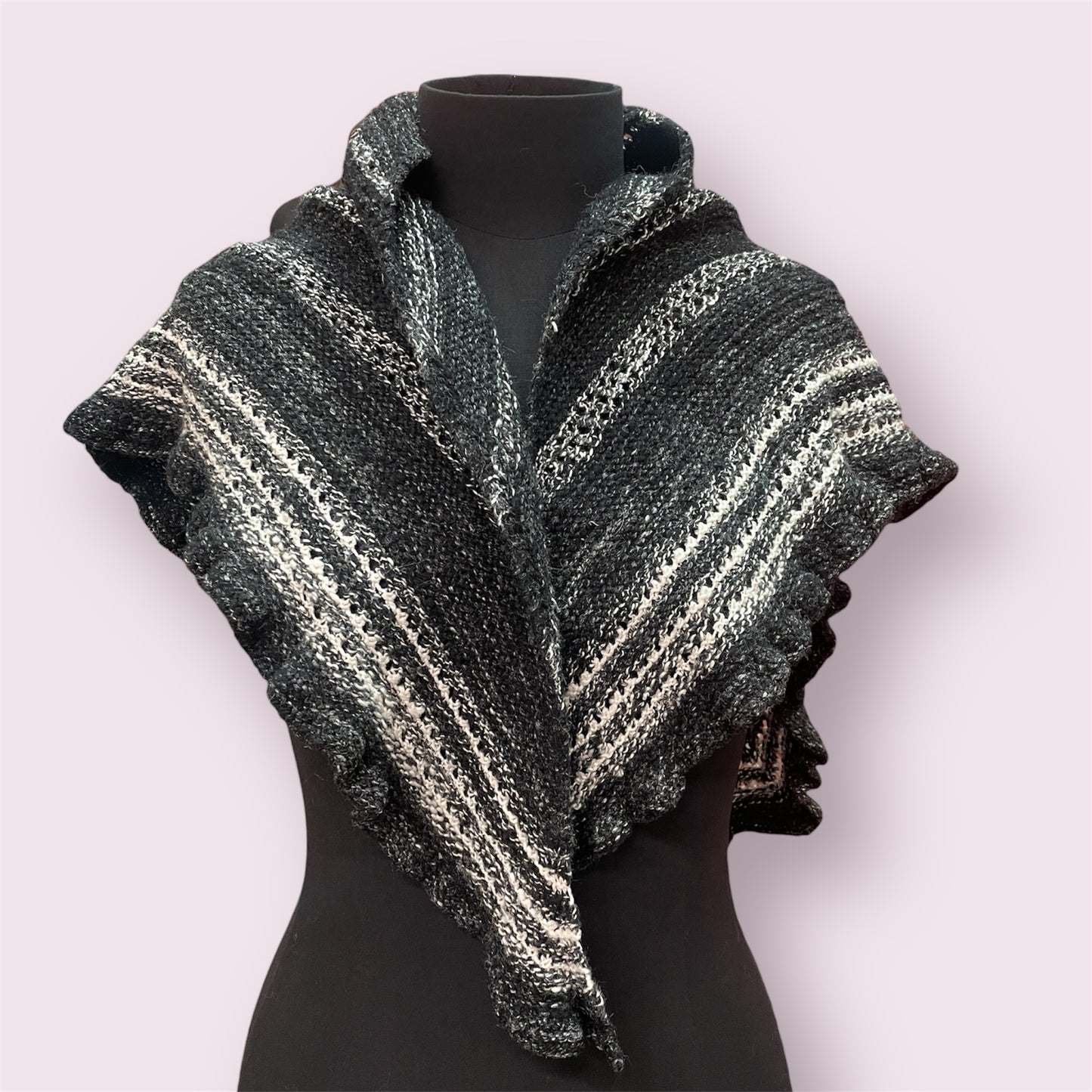 'Silver fern' shawl - Maree Liddington