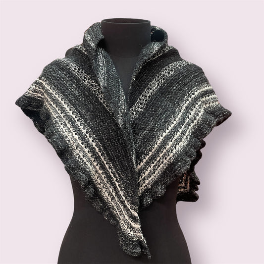 'Silver fern' shawl - Maree Liddington