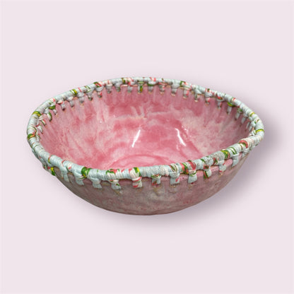Pink moon bowl - PJNZ Pottery