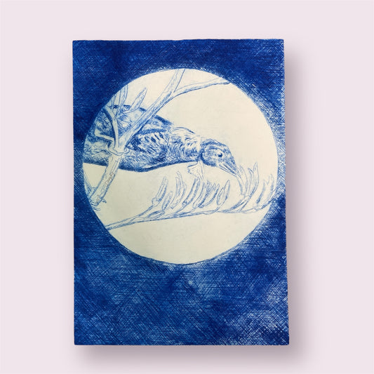 Tui intaglio V/E3 blue - Dimphy de Vaan