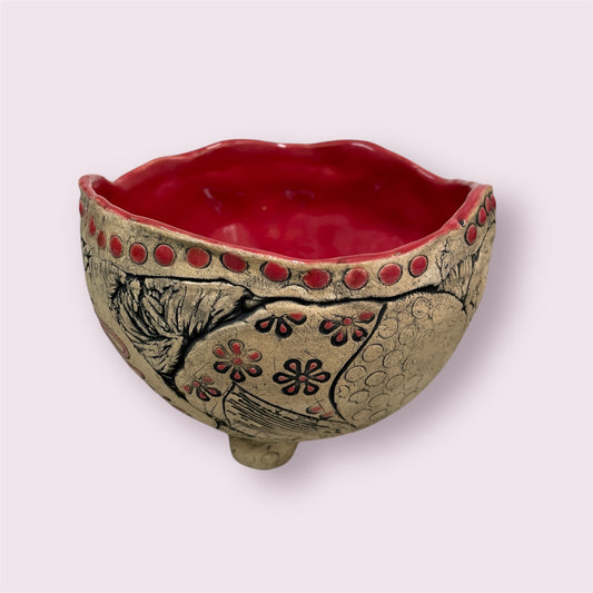 Bloodstone bowl - PJNZ Pottery