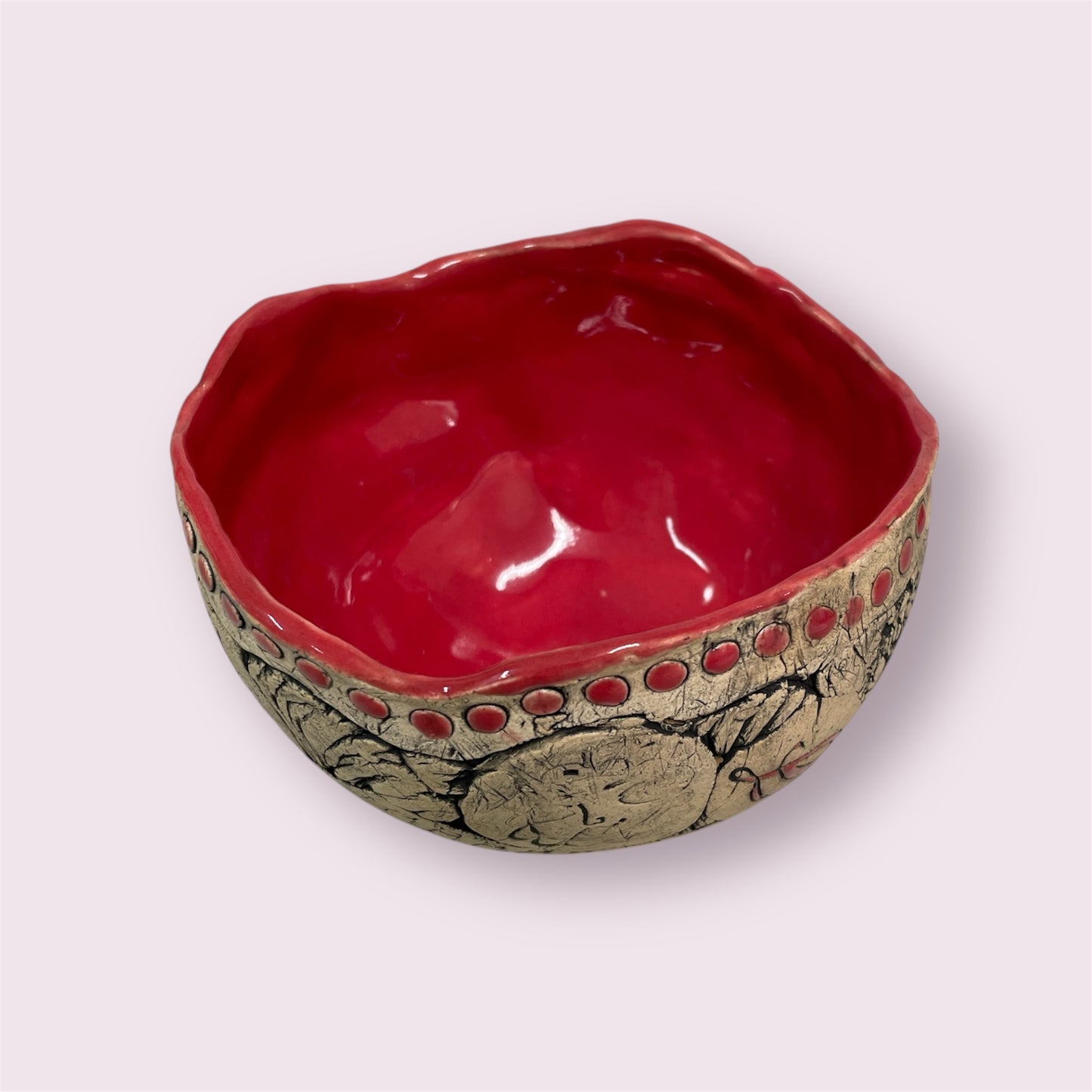 Bloodstone bowl - PJNZ Pottery