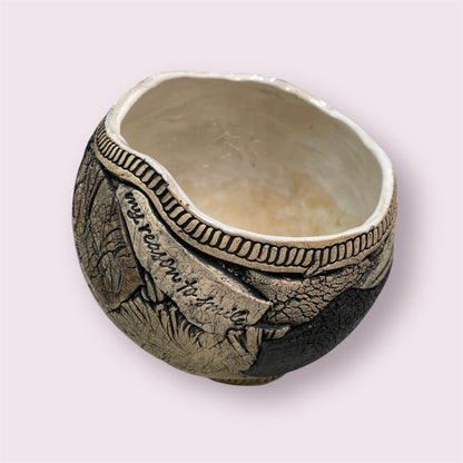 Layered clay vessel - PJNZ Pottery