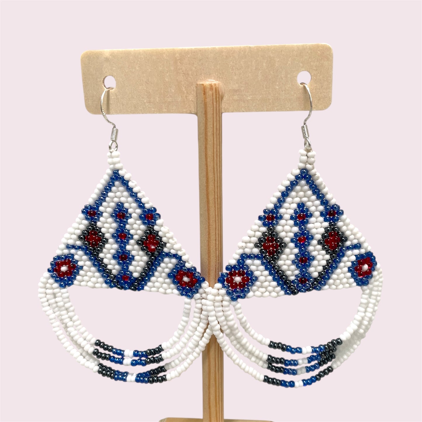 Beaded earrings - June Pawley