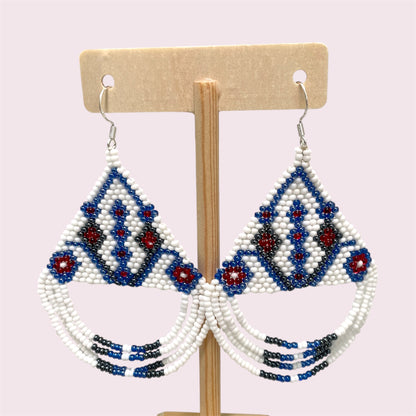 Beaded earrings - June Pawley