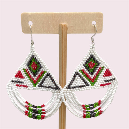 Beaded earrings - June Pawley