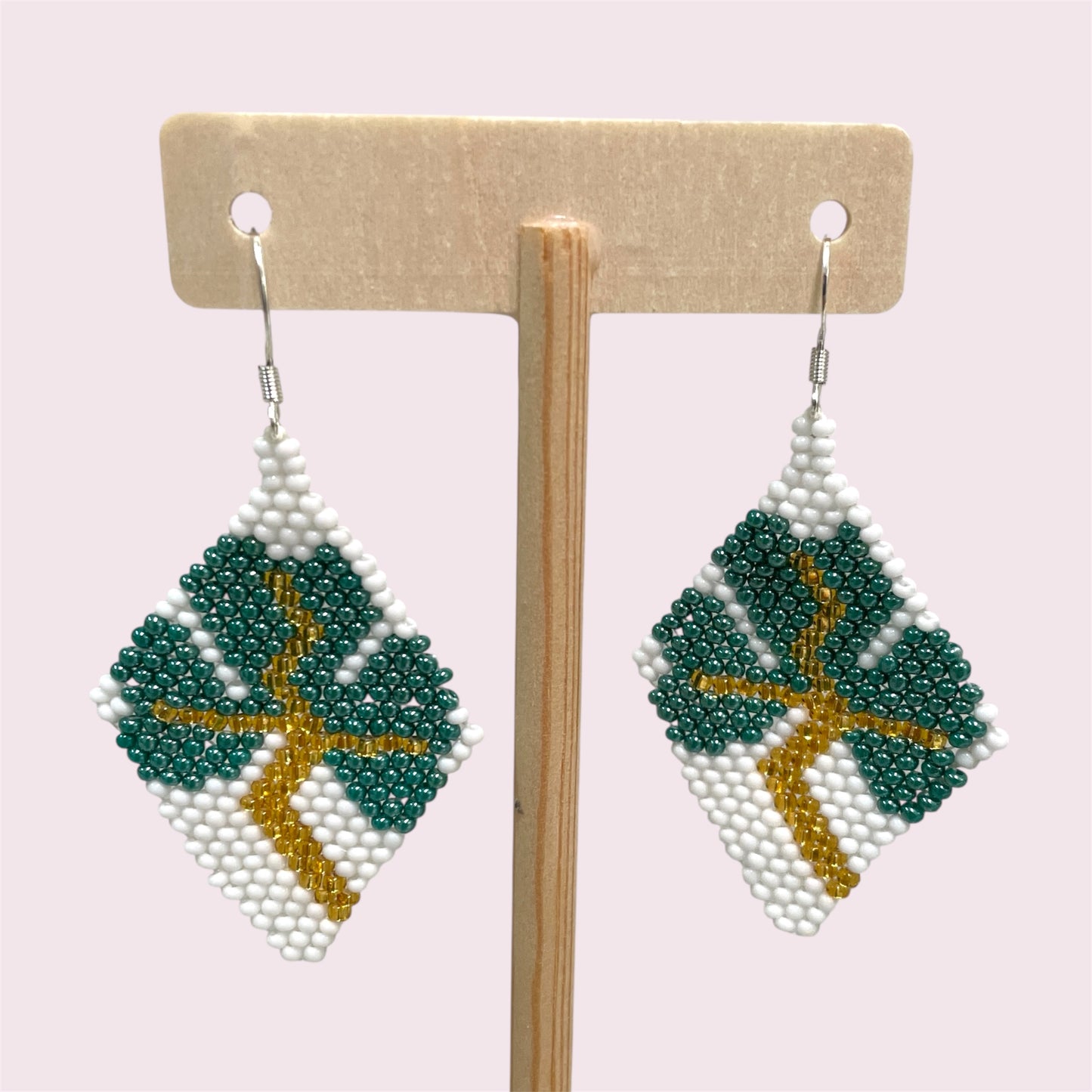 Novelty beaded earrings - June Pawley
