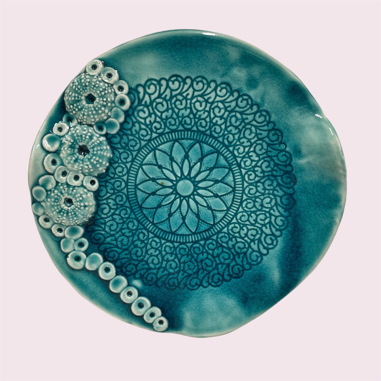 Kina Round Plate - LJH Pottery