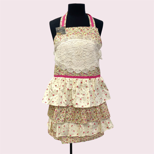 Dainty floral adult's apron - Posh Pinnies