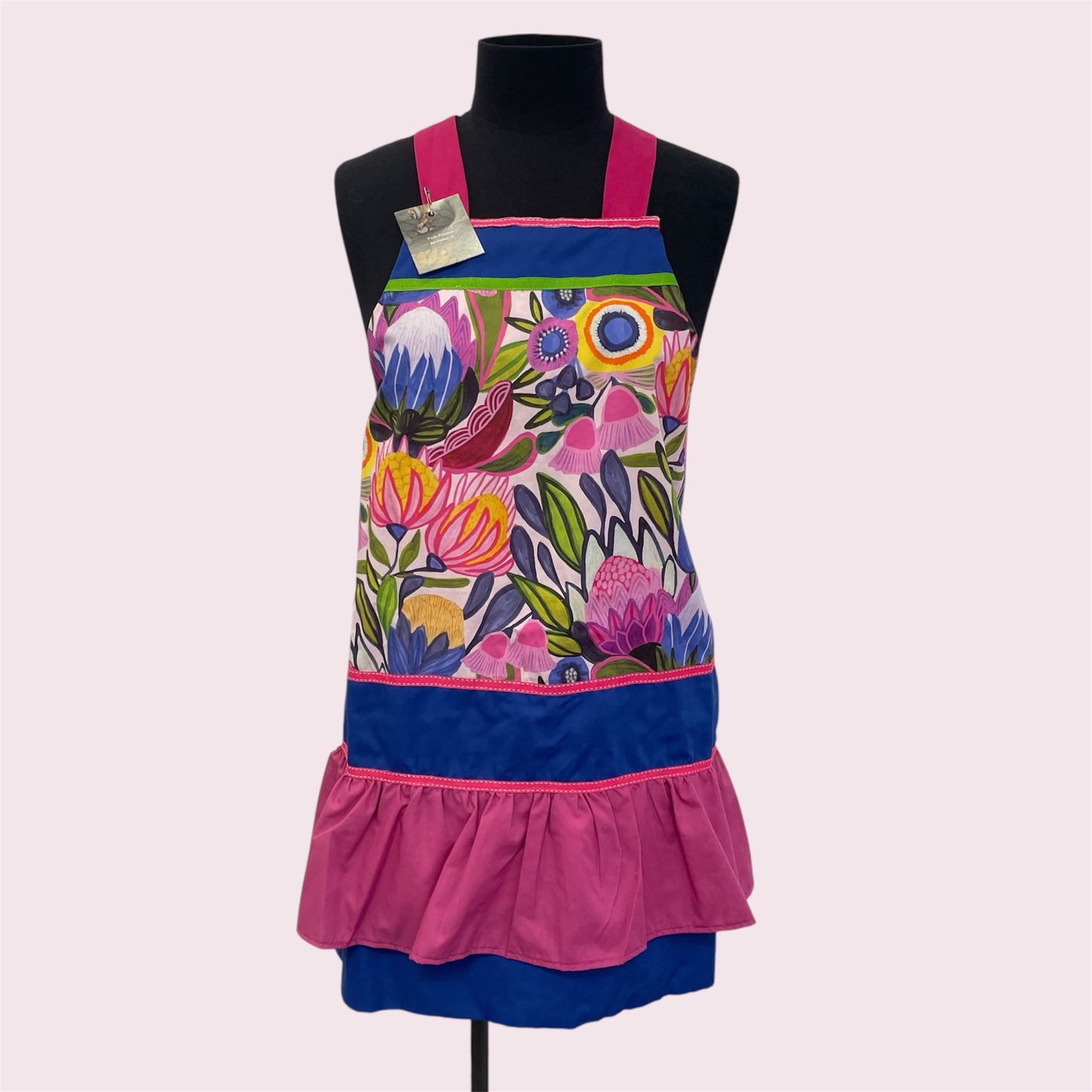 Bold floral adult's apron - Posh Pinnies