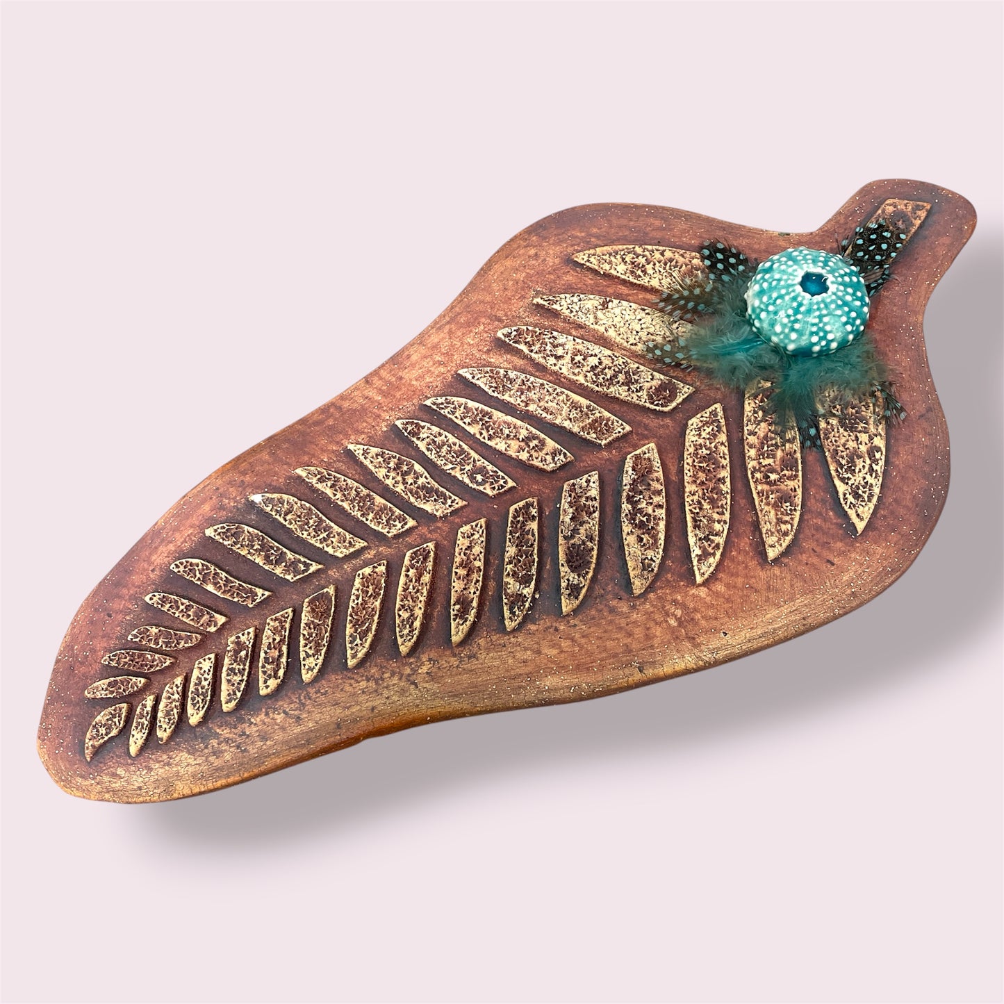 Kina fern leaf - LJH Pottery
