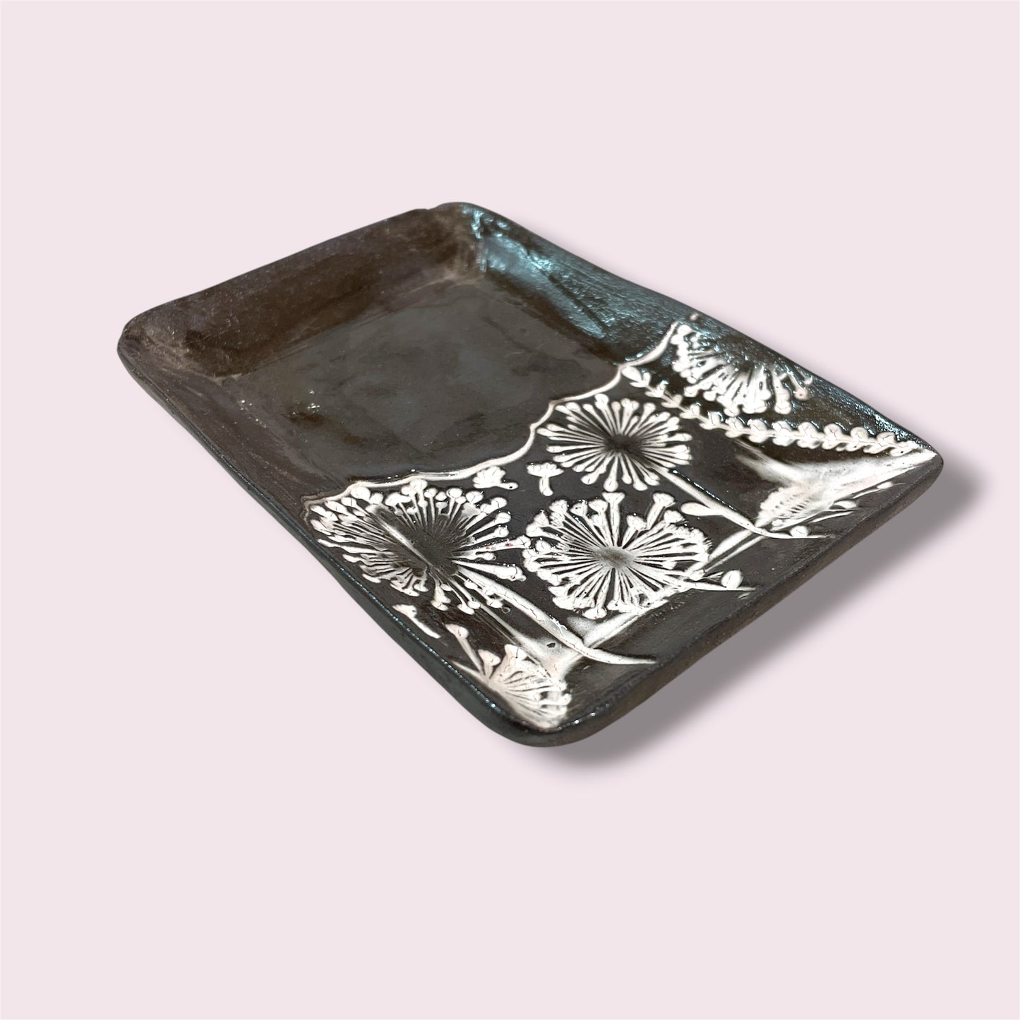 Black-white porcelain dish 2 - LJH Pottery