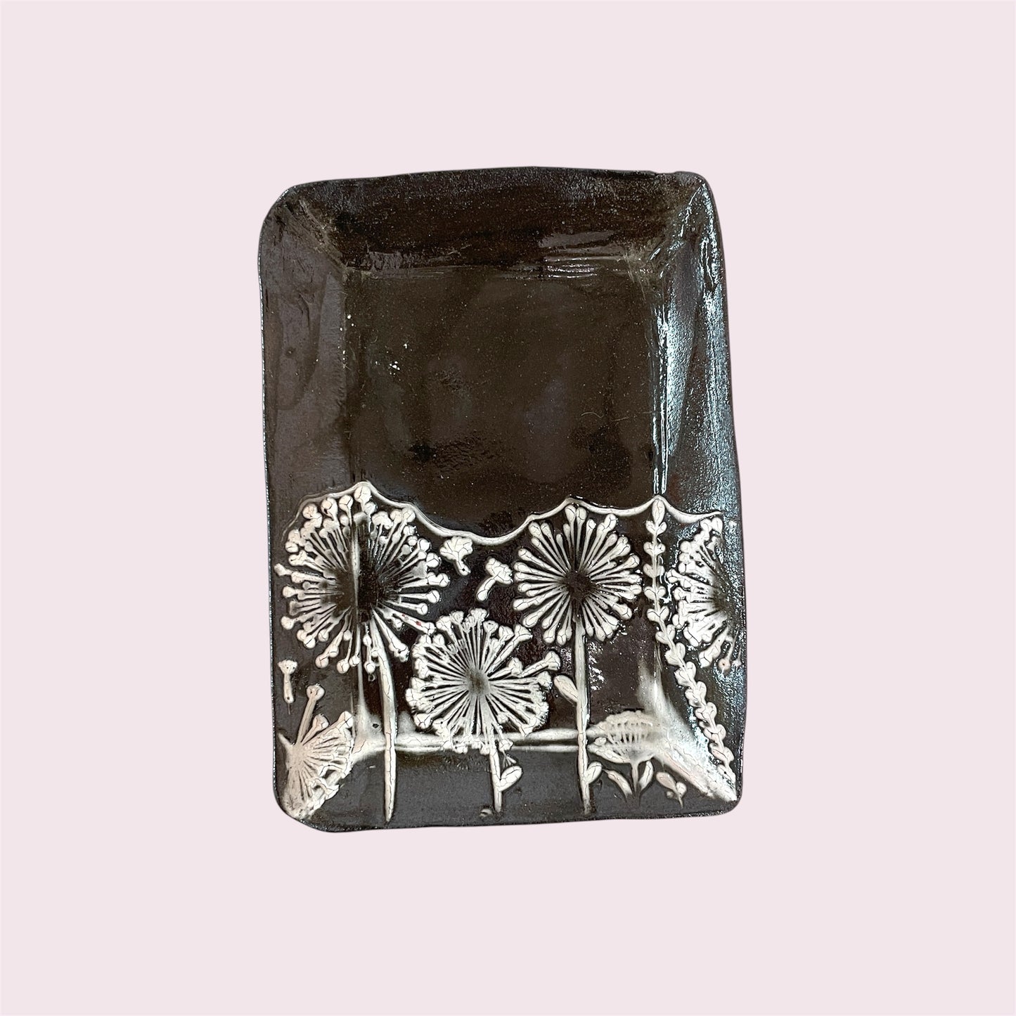 Black-white porcelain dish 2 - LJH Pottery