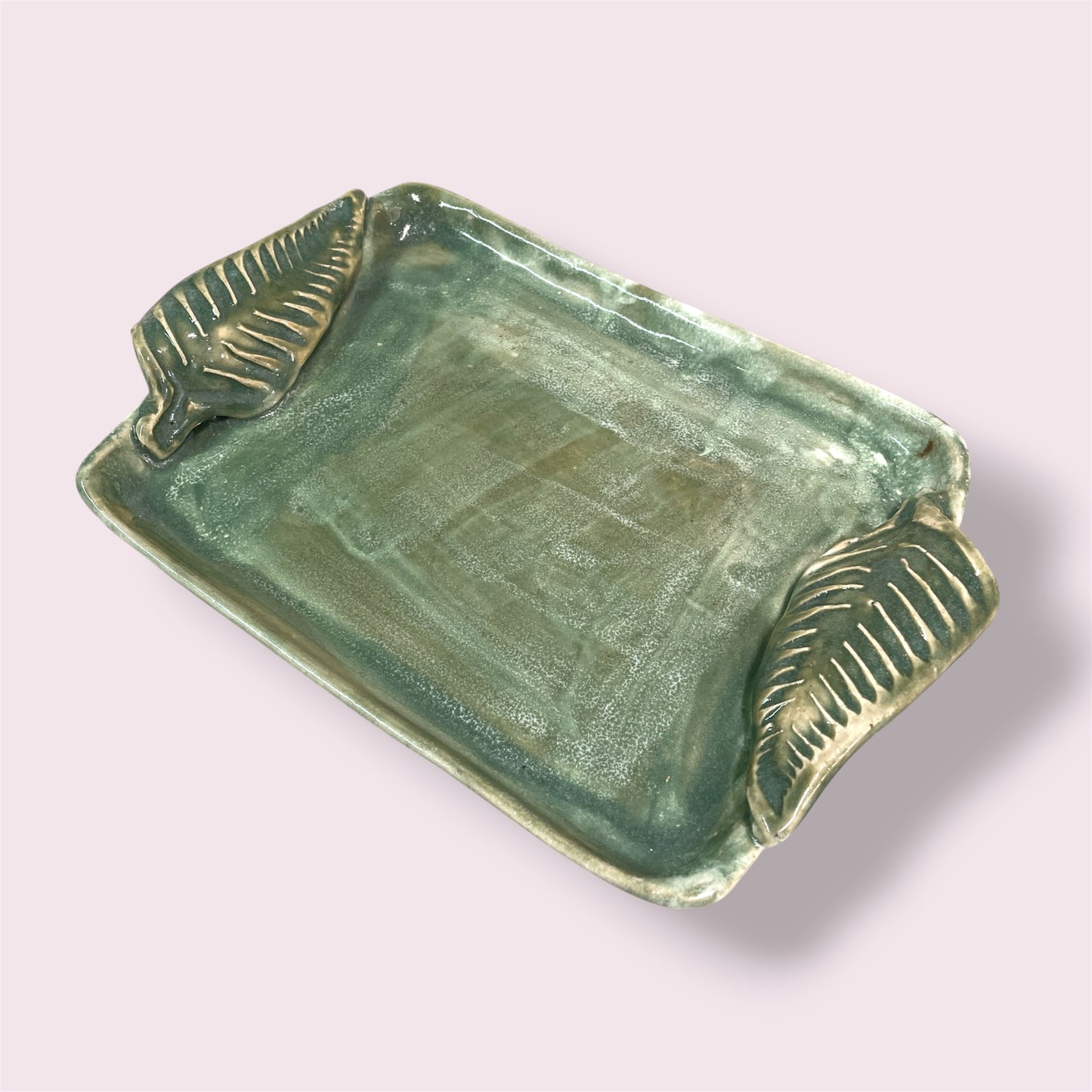 Leaf handle dish - Christina Rutherford
