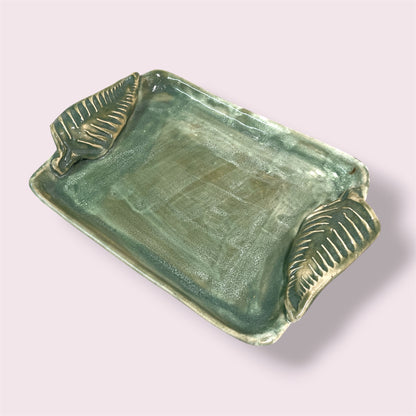 Leaf handle dish - Christina Rutherford