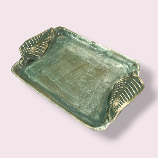 Leaf handle dish - Christina Rutherford
