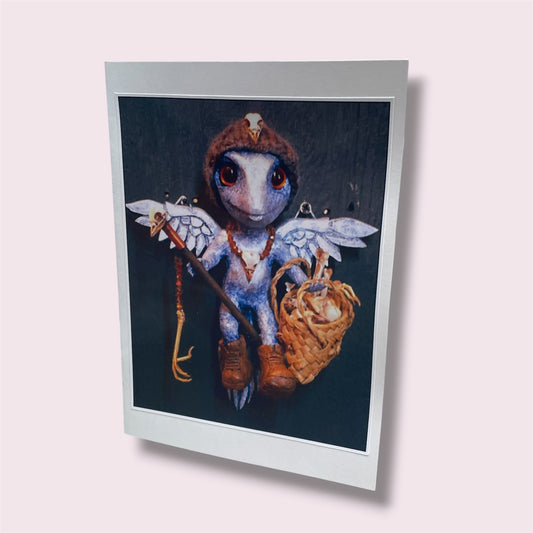 Greeting Card 'The Bone Collector' - Sue Ellis