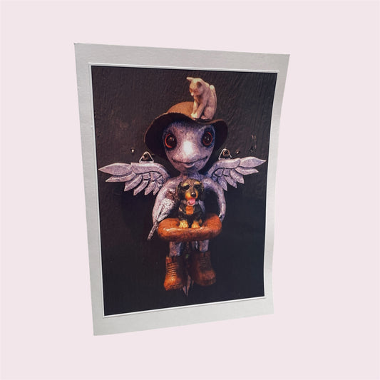 Greeting Card 'Montgomery, Sooty & Bud' - Sue Ellis
