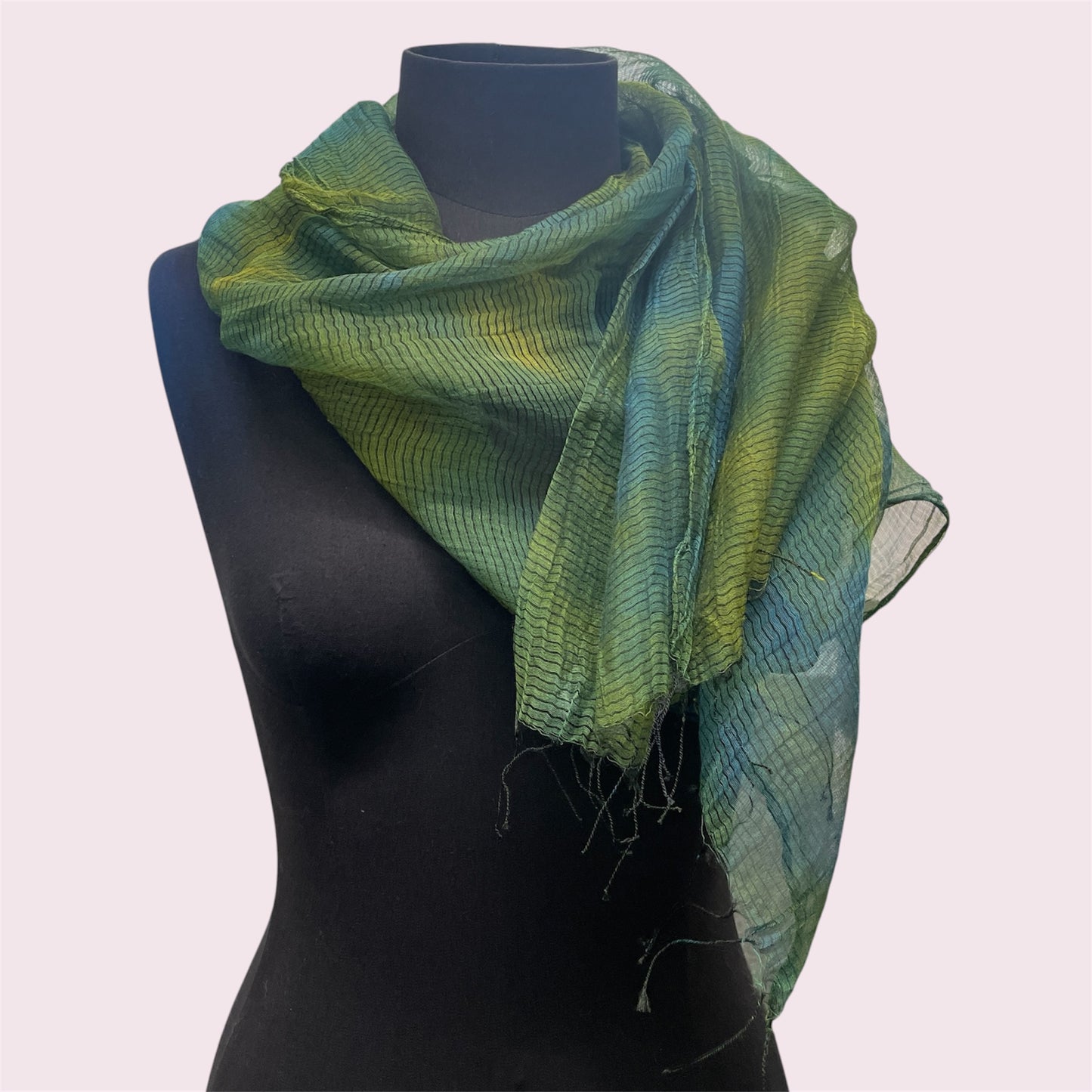 'Tokyo Green' scarf - Jennifer Patterson