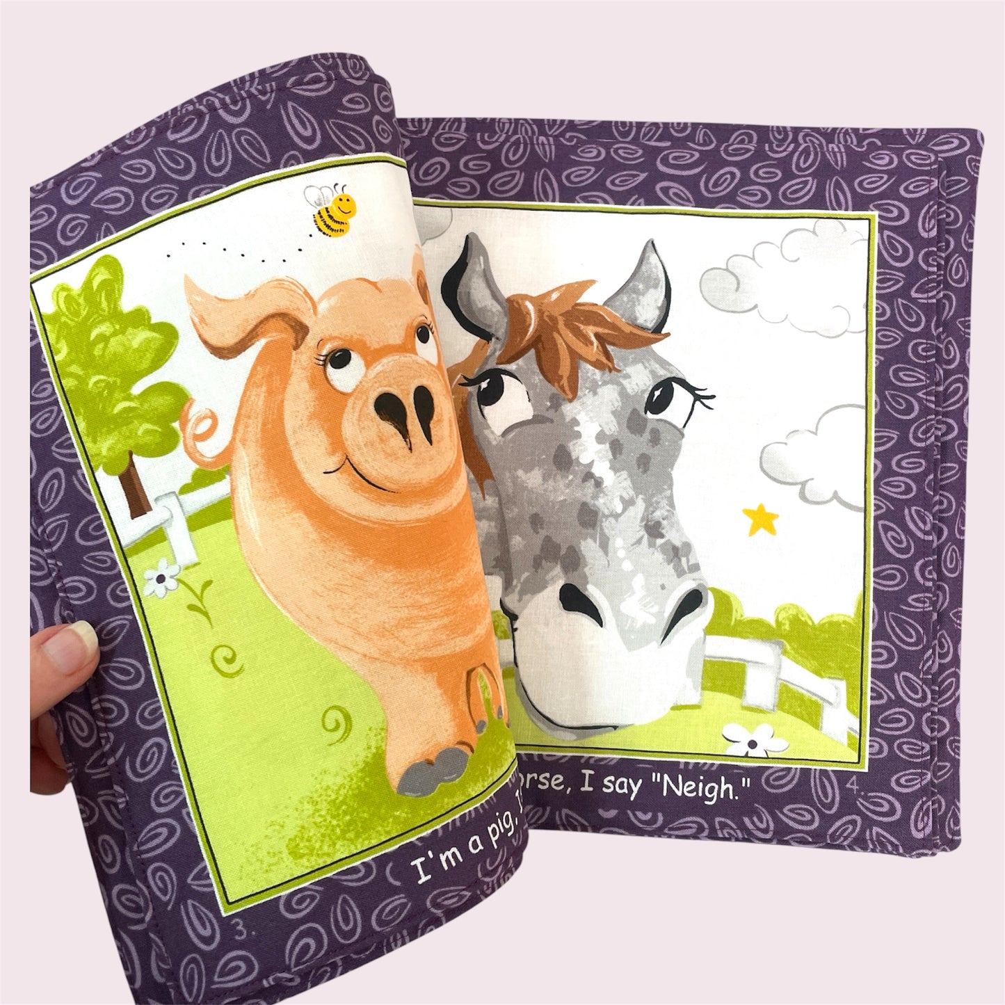 Fabric book 'Susybee's Barnyard Buddies' - Dorothy Smith