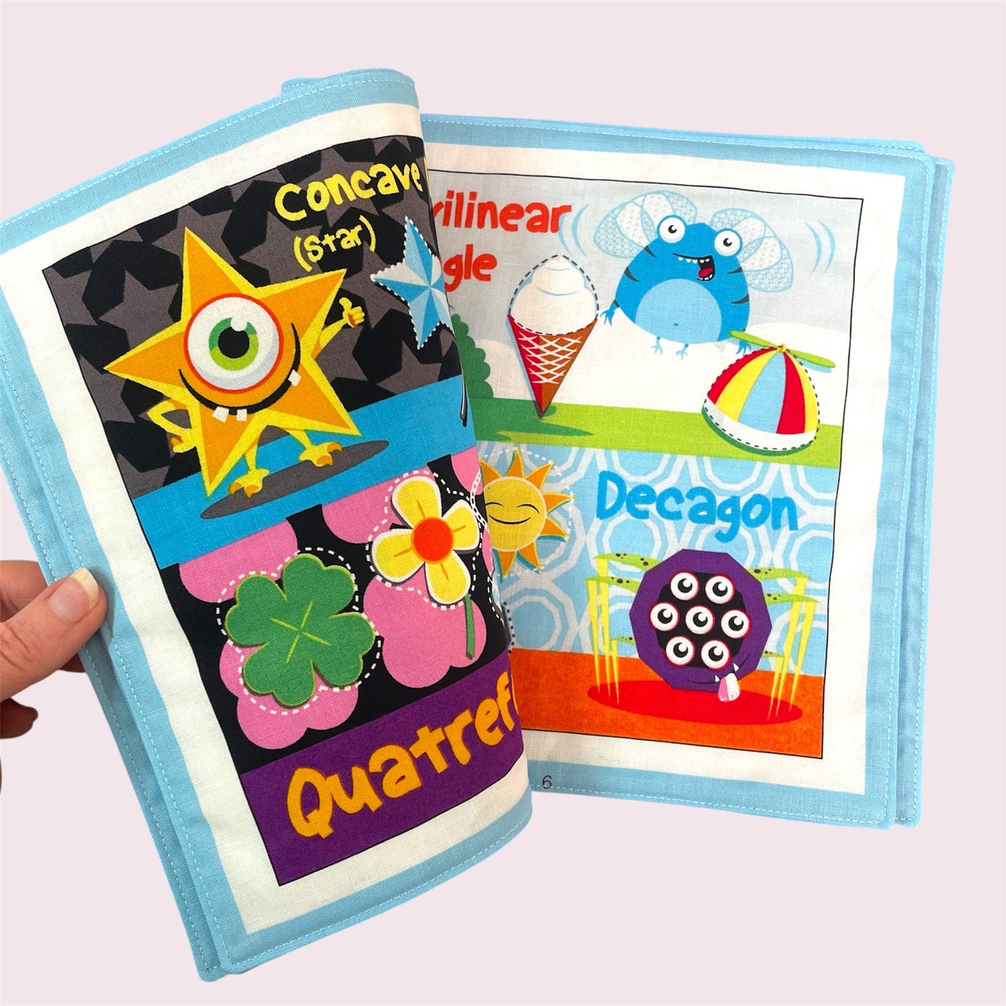 Fabric book 'Monster book of shapes' - Dorothy Smith