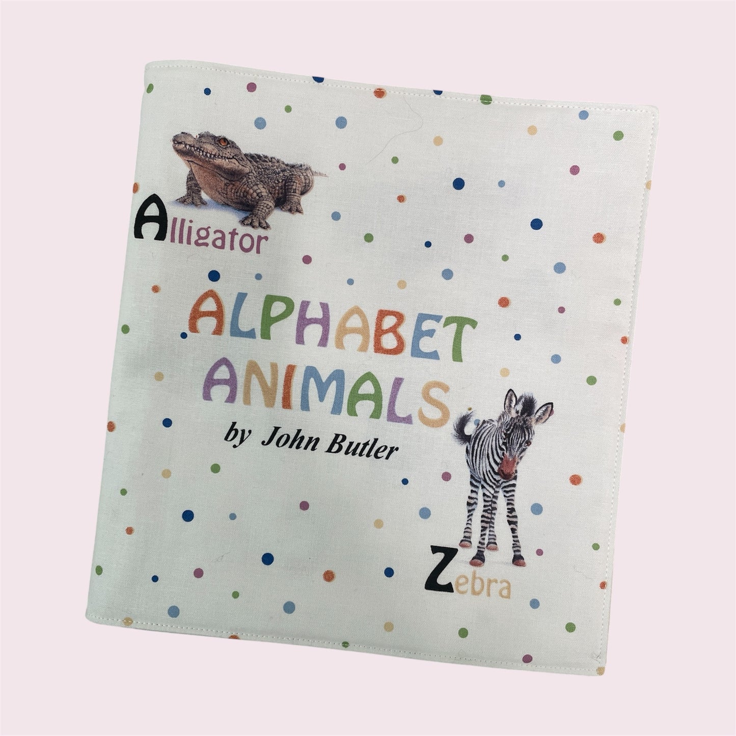 Fabric book 'Alphabet animals' - Dorothy Smith