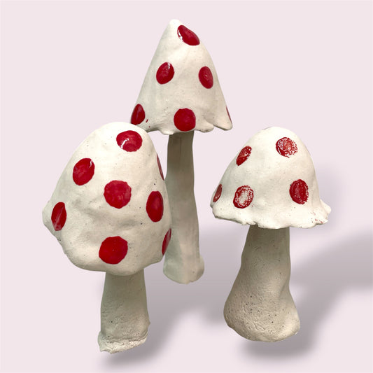 Toadstools (set of three) - Robyn Smaller