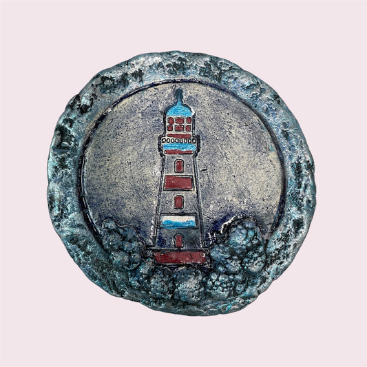 Lighthouse tile - LJH Pottery