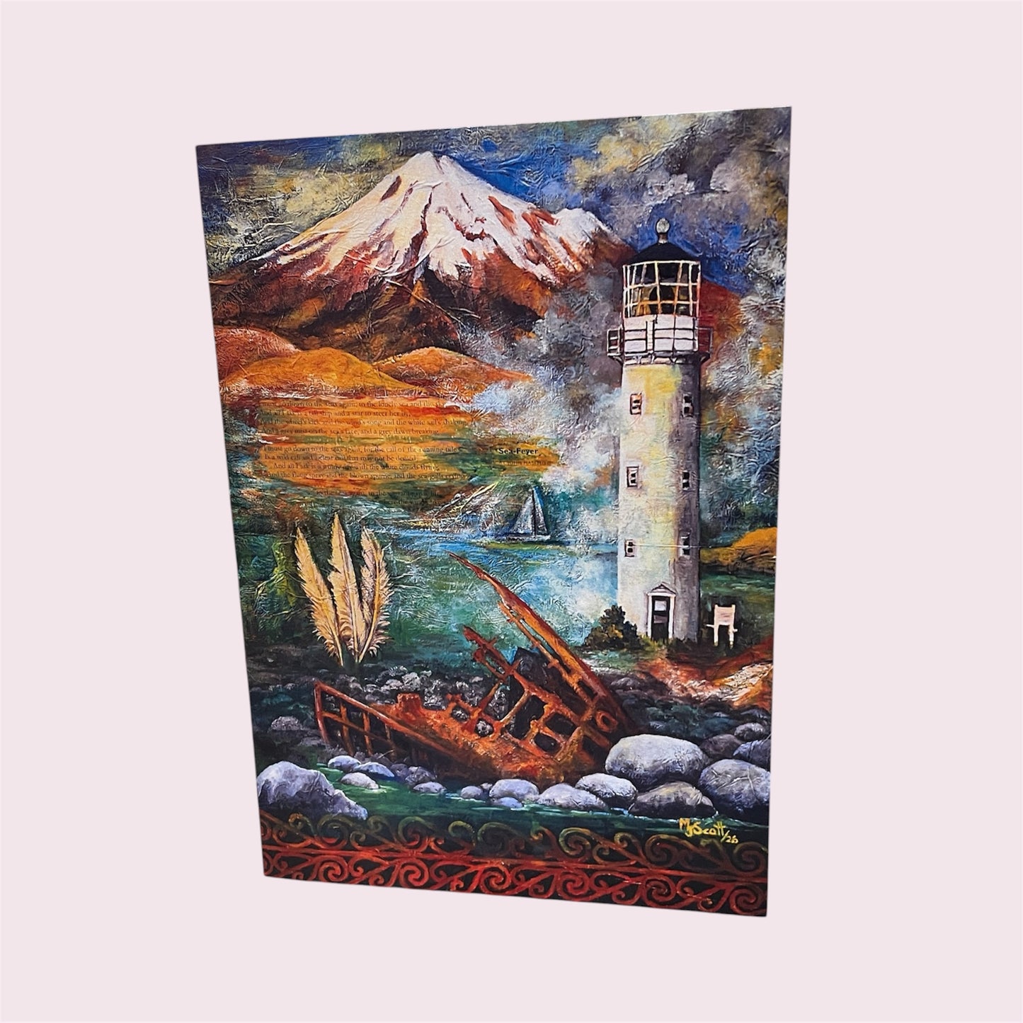 Greeting Card 'I must go down to the sea again' - Margaret Scott