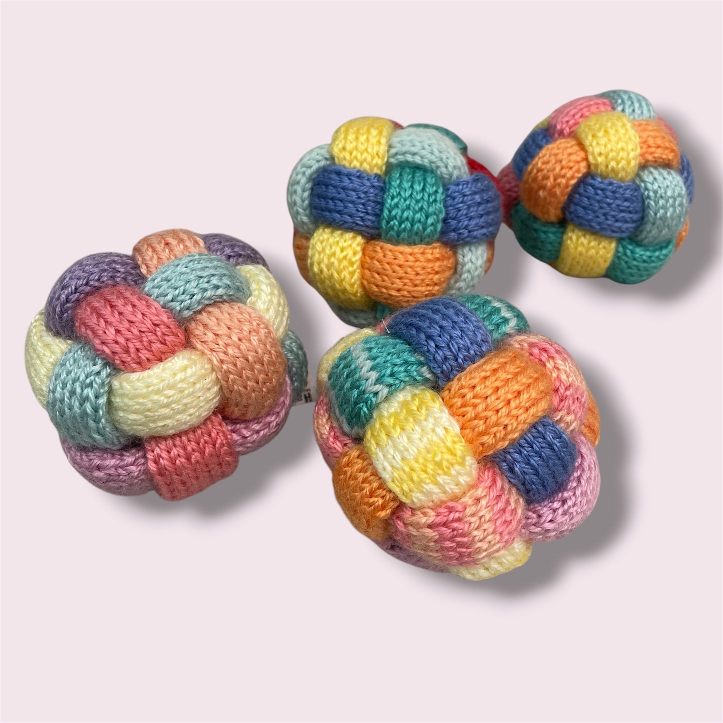 Knitted ball toy - Janette Jeffares (sold individually)