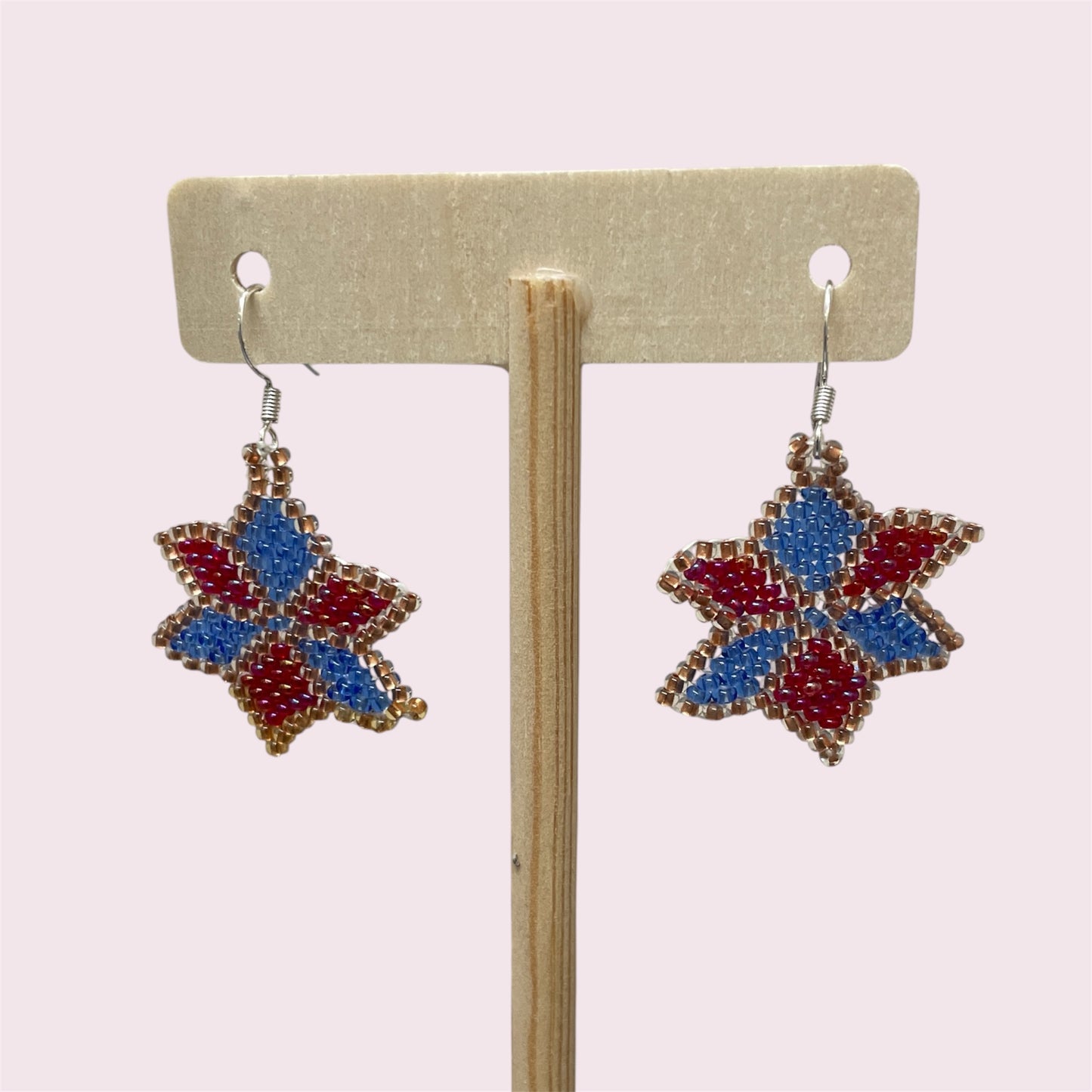 Beaded earrings - June Pawley