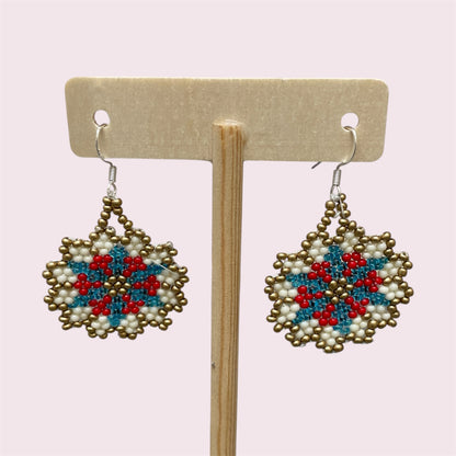 Beaded earrings - June Pawley